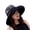 Black, variant on Meidiya Bucket Hats for Women Fisherman Hat Bohemian Color Patchwork Double-Sided Cotton Large Brim Women Sun Shade Sunblock Cap Outdoor Travel Beach Visor Cap