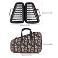 thumbnail image 3 of Tignapoo 16-Note Dual-Row Aluminum Glockenspiel with Plastic and Wooden Mallets, Tiger Design (Black Case), 3 of 6