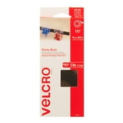 VELCRO Brand 6 Ft x 3/4 In | Sticky Back Tape Roll with Adhesive | Cut Strips to Length | Hook and Loop Fasteners | Perfect for Home, Office or Classroom, Black, 90975W