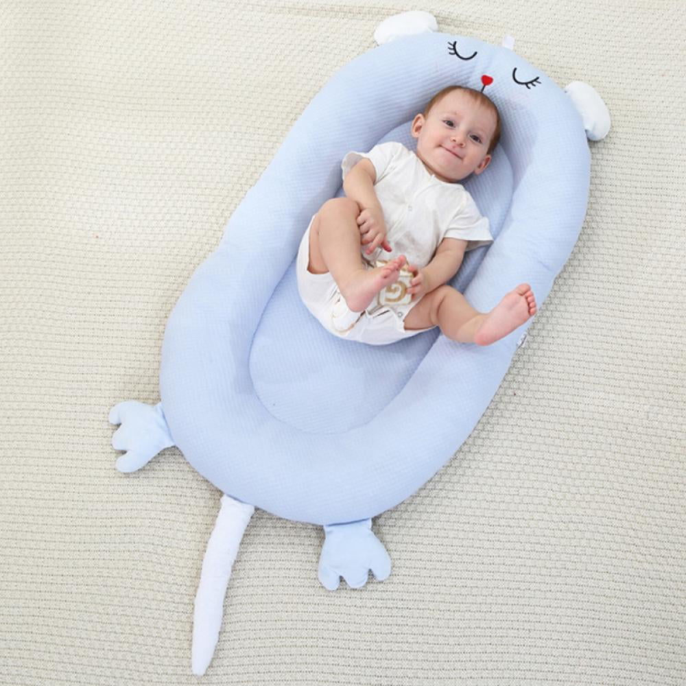 Baby Lounger & Baby Nest Portable Baby Co-Sleeping Crib Lounger Travel Crib Bassinet Fit for Infants/Toddlers Animal 