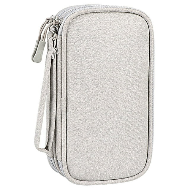 Estuche de viaje organizador de cables Laklulu, bolsa para dispositivos electrónicos, cargador portátil, pequeños accesorios tecnológicos