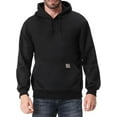 thumbnail image 4 of Men's Relaxed Fit Fleece-Lined Pullover Hooded Sweatshirt Comfortable and Soft, 4 of 7