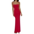 thumbnail image 1 of Coduop Women Summer Spaghetti Straps Square Neck Sleeveless Tight Fitted Long Bodycon Maxi Dress, 1 of 8