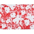 thumbnail image 2 of Zelouf Danielle Stretch Satin Print  , Sewing, DIY, Crafts Fabric by the Yard, 818 Coral/wht, 5 Yard, 2 of 2