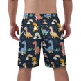 thumbnail image 3 of NICKSUN Men's Swim Trunks, Cute Print Quick Dry Summer Board Beach Shorts with Mesh Lining and Pockets, 3 of 6