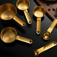 thumbnail image 6 of ACDANC Stainless Steel Measuring Cups,Measuring Cup Spoon Set,Kitchen Accessories 8 PCS (Gold), 6 of 7