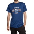thumbnail image 1 of Edmonton Oilers Short Sleeve Performance Rashguard â Distressed Lines, 1 of 3