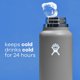 thumbnail image 4 of Hydro Flask Wide Mouth Botella t&eacute;rmica con Tapa Flex Cap Capacidad 591 ml/20 oz Color Rain, 4 of 8