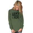 thumbnail image 3 of US Army Mom Military Star Logo Women Plus Size Long Sleeve Tee Brisco Brands 2X, 3 of 4