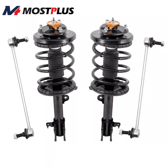 MOSTPLUS Front Struts Shocks w/ Sway Bar End Links for 2001-2002 Acura MDX 03-05 Honda Pilot
