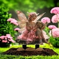 thumbnail image 2 of Uiz Merueh Decorative Garden Stakes Garden Fairy Decor for Outside, Fairy Garden,Flower Fairy Outdoor Statue,Powered Ornaments,Patio Lawn Yard Porch, Garden Fairy Figurines for Home Garden Gifts, 2 of 5