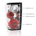 thumbnail image 3 of Spec-D Tuning Chrome Housing Clear Lens Tail Lights Compatible with 2001-2005 Ford Ranger, Left + Right Pair Assembly, 3 of 7
