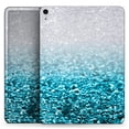 thumbnail image 2 of DesignSkinz Turquoise & Silver Glimmer Fade Full-Body Skin Decal Wrap Cover for iPad Mini 2 (A1489/A1490), 2 of 4