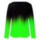 thumbnail image 5 of Puntoco Moda Mujer Cuello Redondo Manga Larga Estampado Casual Camiseta Blusa Puntoco Puntoco-1702, 5 of 5