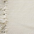 thumbnail image 5 of Contemporary Home Living Woven Rectangular Placemats with Fringes - 19" - Cream - Set of 6, 5 of 6