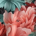 thumbnail image 4 of Designart "Serenade Of Coral In The Tropics III" Tropical Blackout Curtain Panels, 4 of 4
