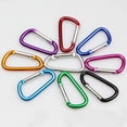 thumbnail image 2 of Bangcool 20PCS Climbing Carabiner Practical Aluminum Heavy Duty Carabiner D-ring Clip, 2 of 6