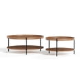 thumbnail image 2 of Modrest Savoy - Modern Walnut Large Coffee Table, 2 of 5