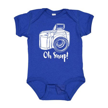 

Inktastic Camera Oh Snap Gift Baby Boy or Baby Girl Bodysuit