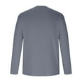 thumbnail image 4 of yoeyez Men's Sun Protection Shirts Solid Color Long Sleeve Sunscreen Shirt Lightweight Breathable Spf Rash Guard for Fishing Hiking Swimming Running Dark Gray,L, 4 of 7