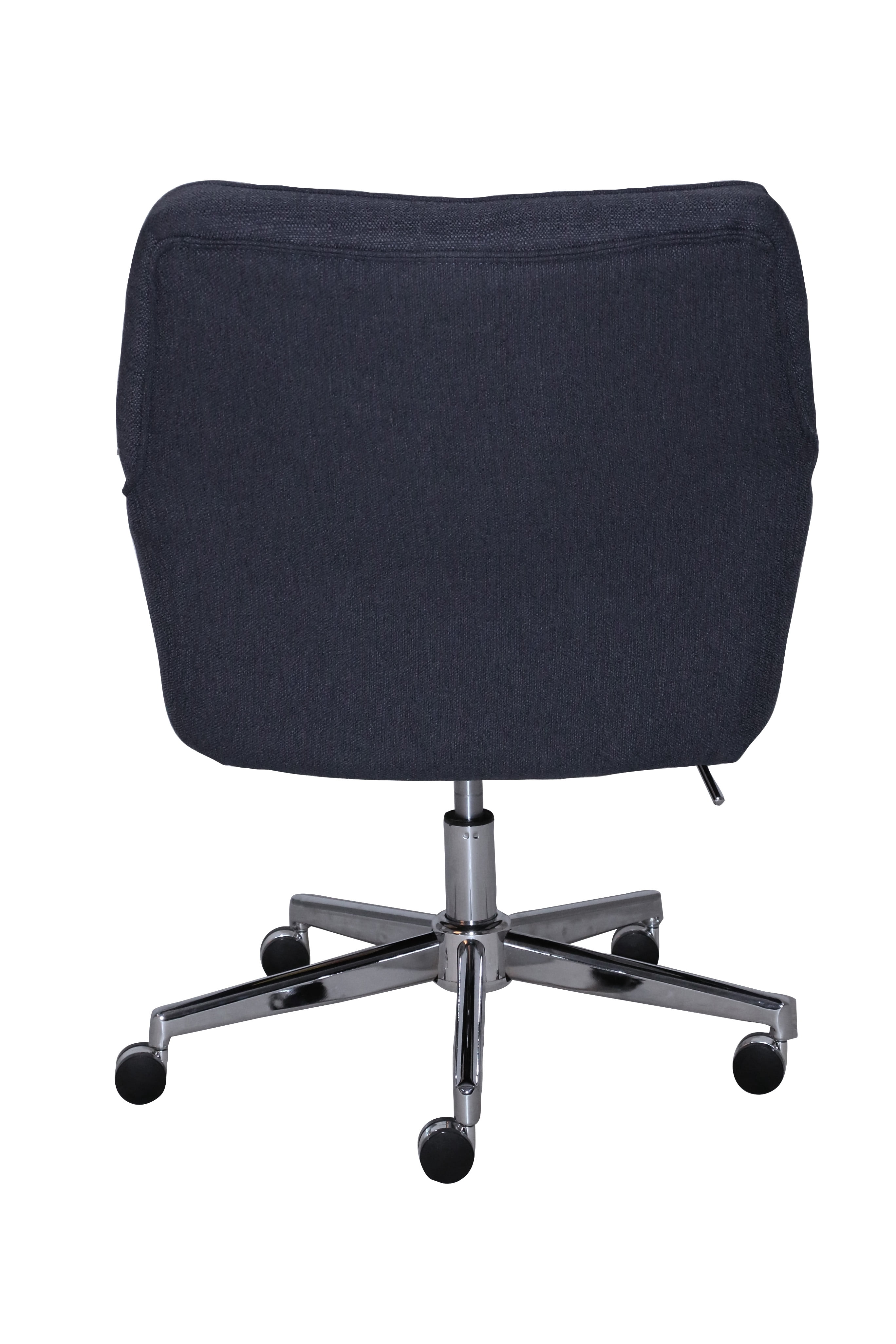 Serta Style Ashland Home Office Chair, Blue Twill Fabric