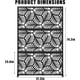 thumbnail image 2 of Historyli Mampara de privacidad metálica QinaQin de 182 x 120 cm,separador decorativo independiente,mampara de privacidad de altura extendida para jardín con base estable,diseño de pétalos., 2 of 8