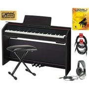 Casio Privia PX-860 DELUXEB 88 Key Digital Piano Deluxe Bundle - Black, PX860BK DELUXEB