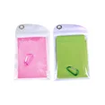 thumbnail image 1 of Toalla refrescante, toalla de gimnasio, toalla deportiva con cuello para correr, senderismo, natación, golf, rosa y verde, 1 of 3