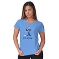 thumbnail image 5 of Melted Drop Ice Cream Floor Unlucky Women's T Shirt Ladies Tee Brisco Brands S, 5 of 6
