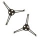 thumbnail image 3 of Small Microwave Stand Professional Design Plastic Turntable Tray Support Black Suitable for 245cm Microwave Tray 2Pcs, 3 of 5