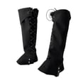 thumbnail image 1 of Cubrebotas medievales de pirata, polainas de caballero guerrero para actuaciones en escenario Negro, 1 of 8