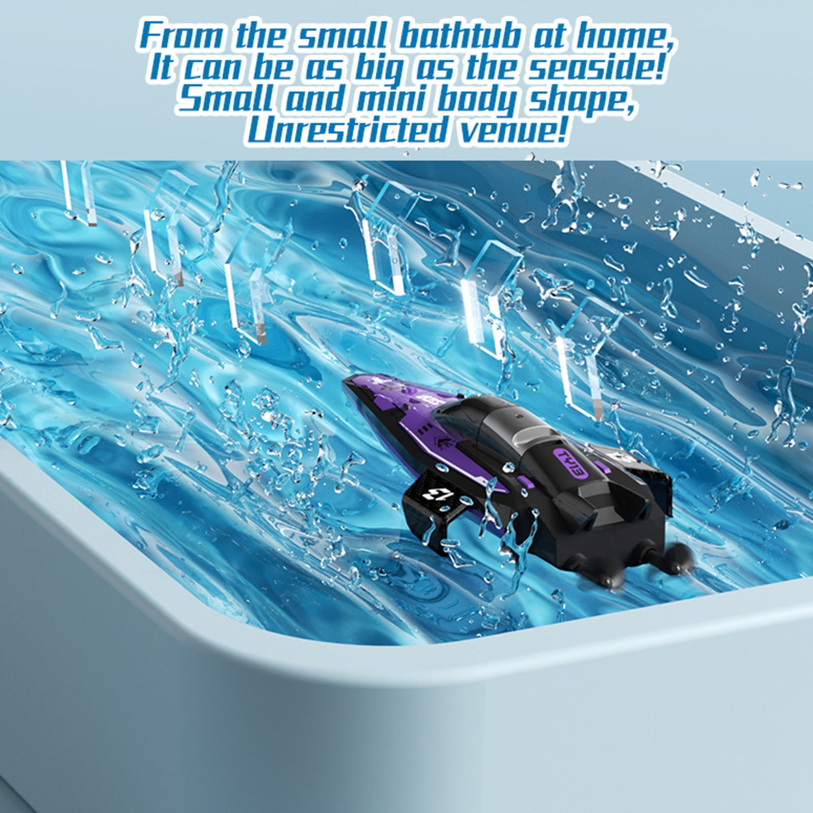 Stunt Remote Control Speedboat Mini Double Motor Self Reflipping RC Boats With Water Sensing Charging Long Endurances And Portable Designs For All Weather Funs