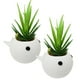 thumbnail image 2 of Maceta Decorativa 3D Ballena BalleFlowyWhite 2 Pzs 6.5x11cm Azul No incluye Planta., 2 of 2