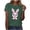 A36 Green, variant on Mifsaly Easter tops for Women Short Sleeve Crewneck Cotton T-Shirts Bunny with Pink Heart Glasses and Bow Graphic Lightweight Breathable Versatile Summer Tees XXL