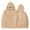 Khaki, variant on Kids Boys Girls Hooded Sweatshirt Fall Long Sleeve Hoodies Casual Oversized Lightweight Fashion Pullover Tops