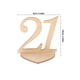 thumbnail image 4 of VERDANVERSE 10Ud Números De De Madera Con Soporte Corazón Para Cenas Y Celebraciones, 4 of 5