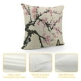 thumbnail image 4 of Nawypu  Throw Floral Pillow Cover Spring Sakura Cherry Blossom Butterflies in Traditional Japanese Flower Decorative Throw Pillow Cushion Case for Home Couch Living Room Bed Sofa Car, 4 of 5