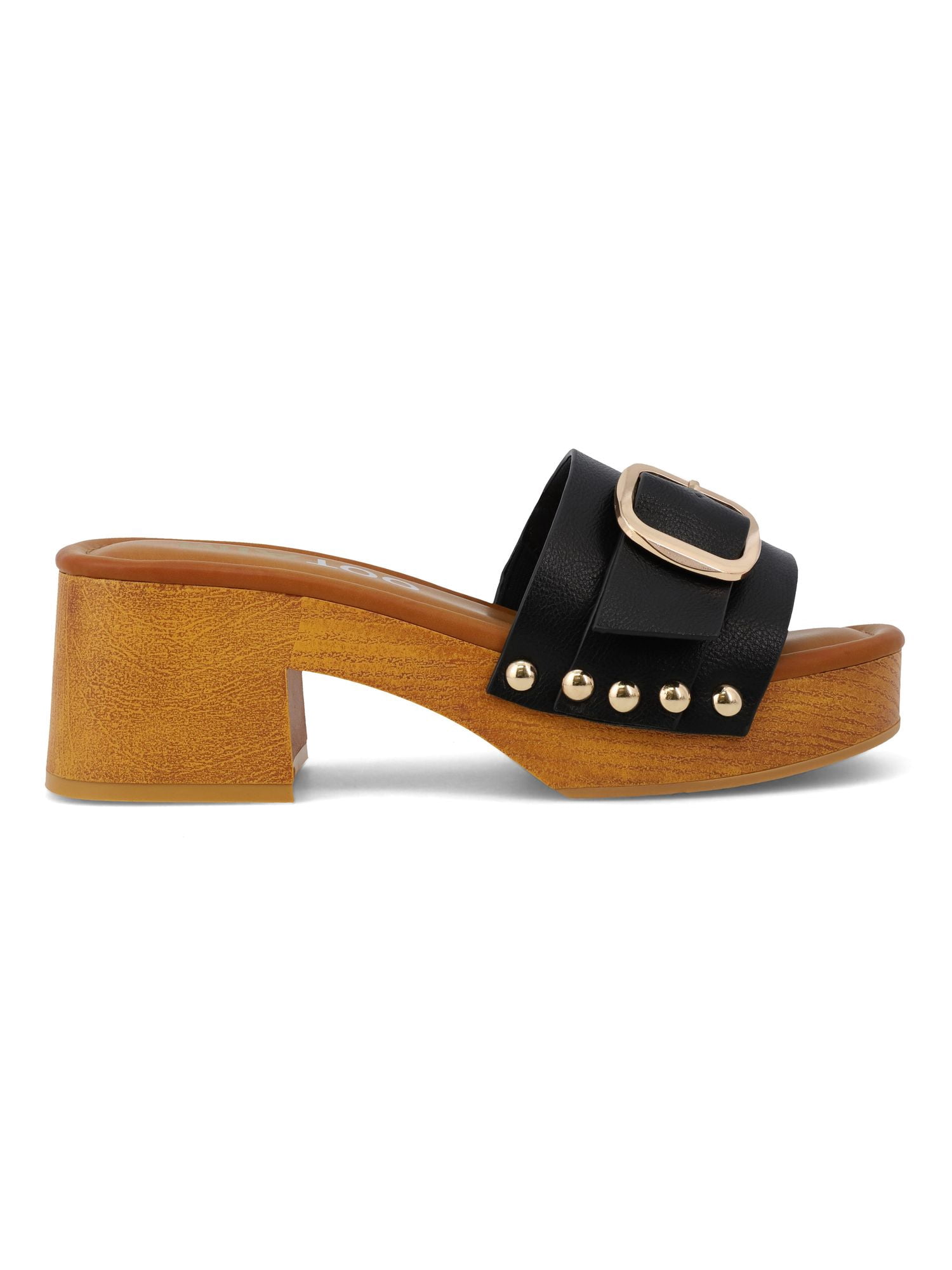 Mia Too Women's Slide Buckle Clog