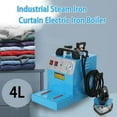thumbnail image 3 of SUDEG 110V Industrial Steam Iron & Boiler Station, 1600W Curtain Electric Iron Boiler, 4L Professional Ironing System with Adjustable Steam & Temperature for Clothing Stores, Laundry, Factories, 3 of 12