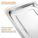 thumbnail image 4 of 10 bandejas de acero inoxidable para hornear galletas, antiadherentes, para horno, 4 of 7