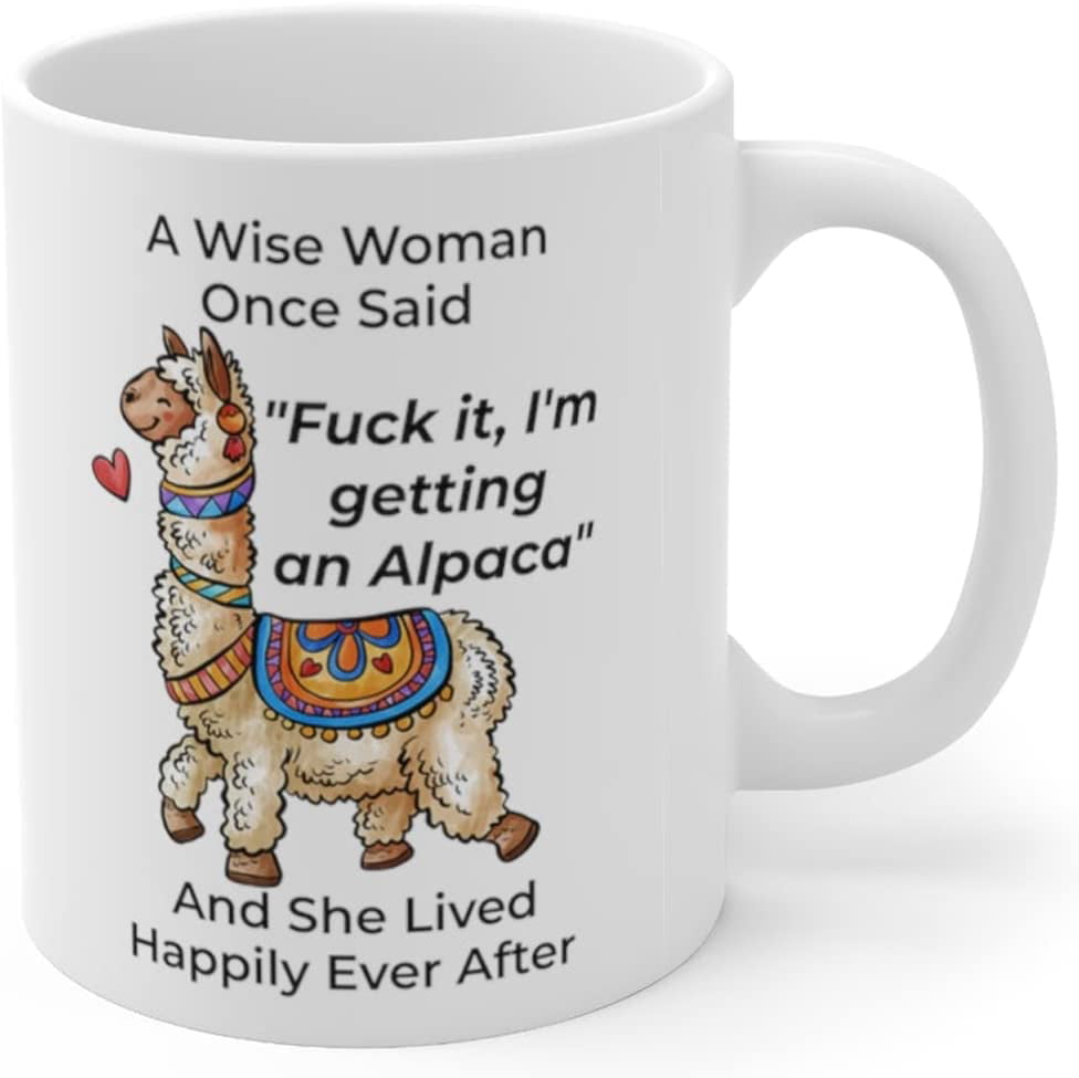 Llama Animal Mug Ceramic Tea Coffee Cup Cute Gift Novelty Girl Kids 