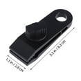 thumbnail image 2 of OUNONA 10Ud Cierres Para Tienda Con Clip En Espiral Y Material Duradero Para Uso Exterior, 2 of 8