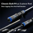 thumbnail image 6 of PURELURE Heavy Slow Jigging Rod - Saltwater Fishing Rod Baitcasting - 6'3'' - Fast Jig 1.41-3.53oz - Slow Jig 2.82-7.76 oz - 1.5 Piece, 6 of 6