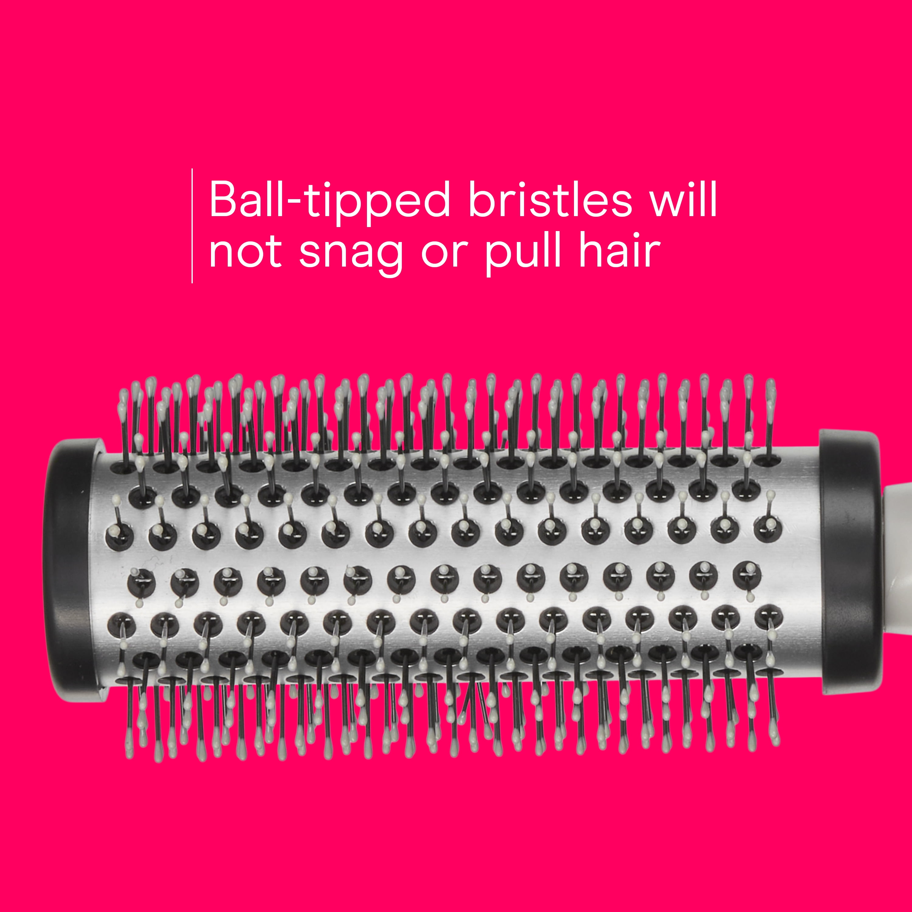 Conair Grip & Style Hot Curling Brush, Blow-Dry Styling Brush