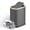 Titanium Black, variant on KSSKSS 2.1 Gallon/8L Stainless Steel Bathroom Trash Can with Swing Lid, Silent Garbage Can for Bathroom, Bedroom, Office,Living-Room (Titanium Silver)
