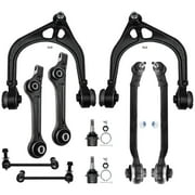 Detroit Axle - 10pc RWD Front Control Arms Lower Ball Joints Sway Bars Replacement for Chrysler 300 Fits select: 2013-2015 DODGE CHARGER SE, 2016-2019 DODGE CHARGER SXT