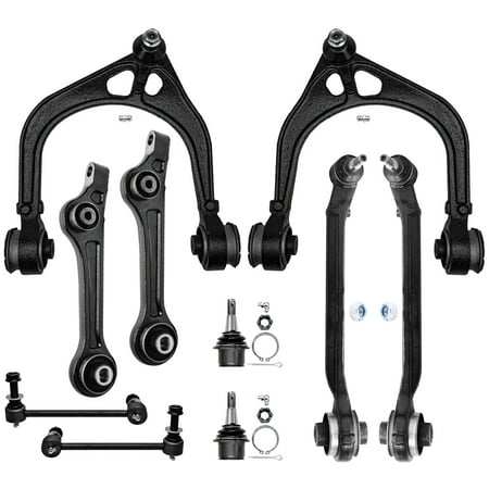 Detroit Axle - 10pc RWD Front Control Arms Lower Ball Joints Sway Bars Replacement for Chrysler 300 Fits select: 2013-2015 DODGE CHARGER SE, 2016-2019 DODGE CHARGER SXT