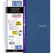 Five Star Spiral Notebook + Study App, 3 Subject, College Ruled, 8.5 x 11