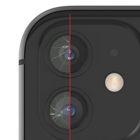 ZAGG - InvisibleShield GlassFusion Camera Lens Protector for Apple® iPhone® 11 - Clear