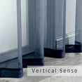 thumbnail image 4 of OVZME Navy Scarf Valance 216 Inches Long, Extra Long 18FT Sheer Curtain Drapes for Wedding Party Backdrop & Living Room Bedroom Decor, 1 Panel 42"Wx216"L, 4 of 6
